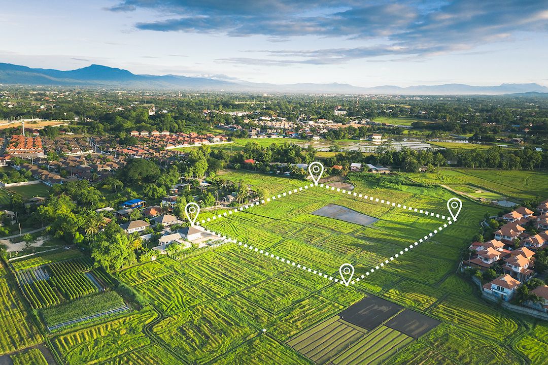 Ubicación de un terreno 